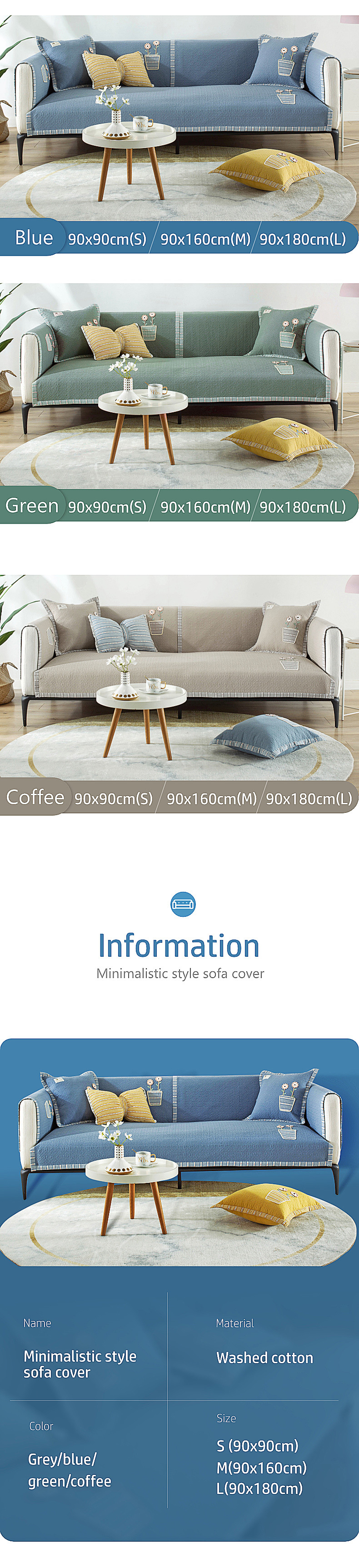 Minimalistic Style Sofa Cover-4